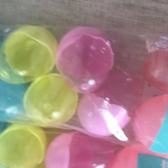 Lot of 5 Way to Celebrate Multicolor Plastic Fillable Easter Eggs 12 Count Each - Picture 3 of 7